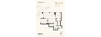 A floor plan for a rental property by JINJU/RENTAL shows a layout with a balcony, living and dining areas, and multiple bedrooms.