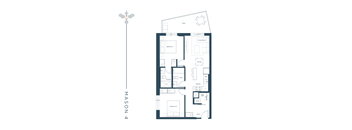 a floor plan of a residence with regards to floor plans 1024 sq ft