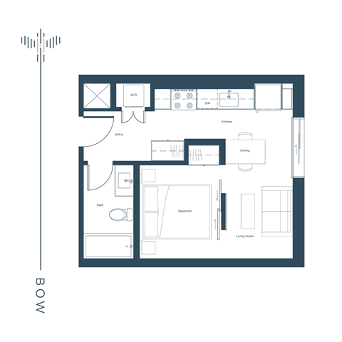 a floor plan of a house