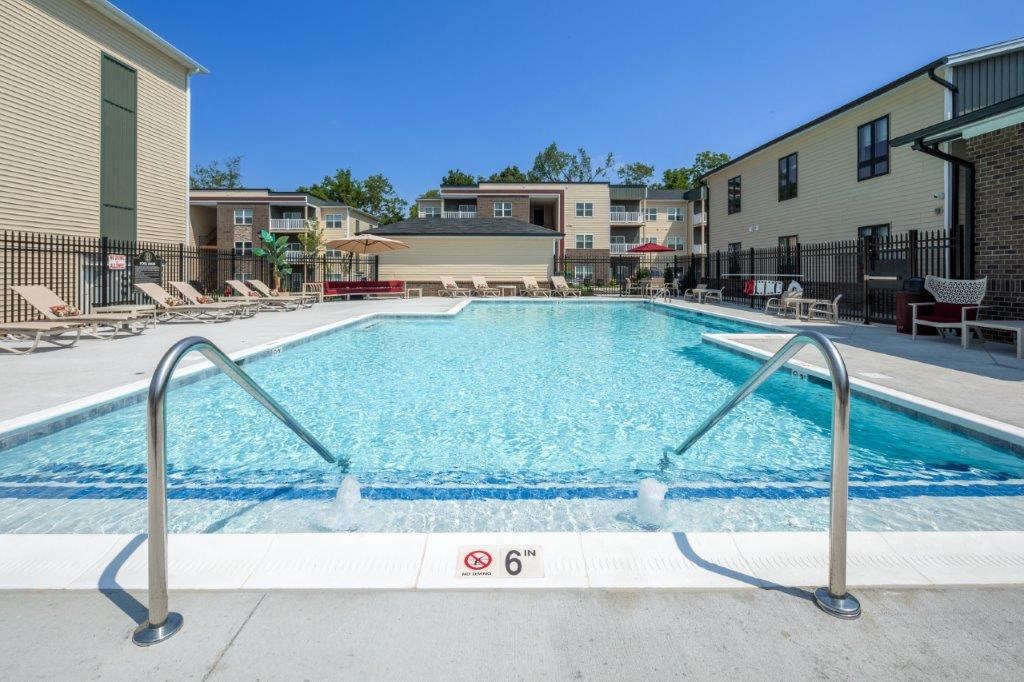our apartments have a large pool for residents to enjoy
