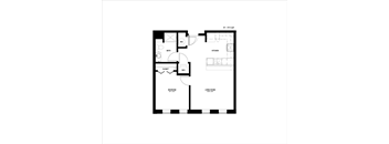 a black and white floor plan of a house