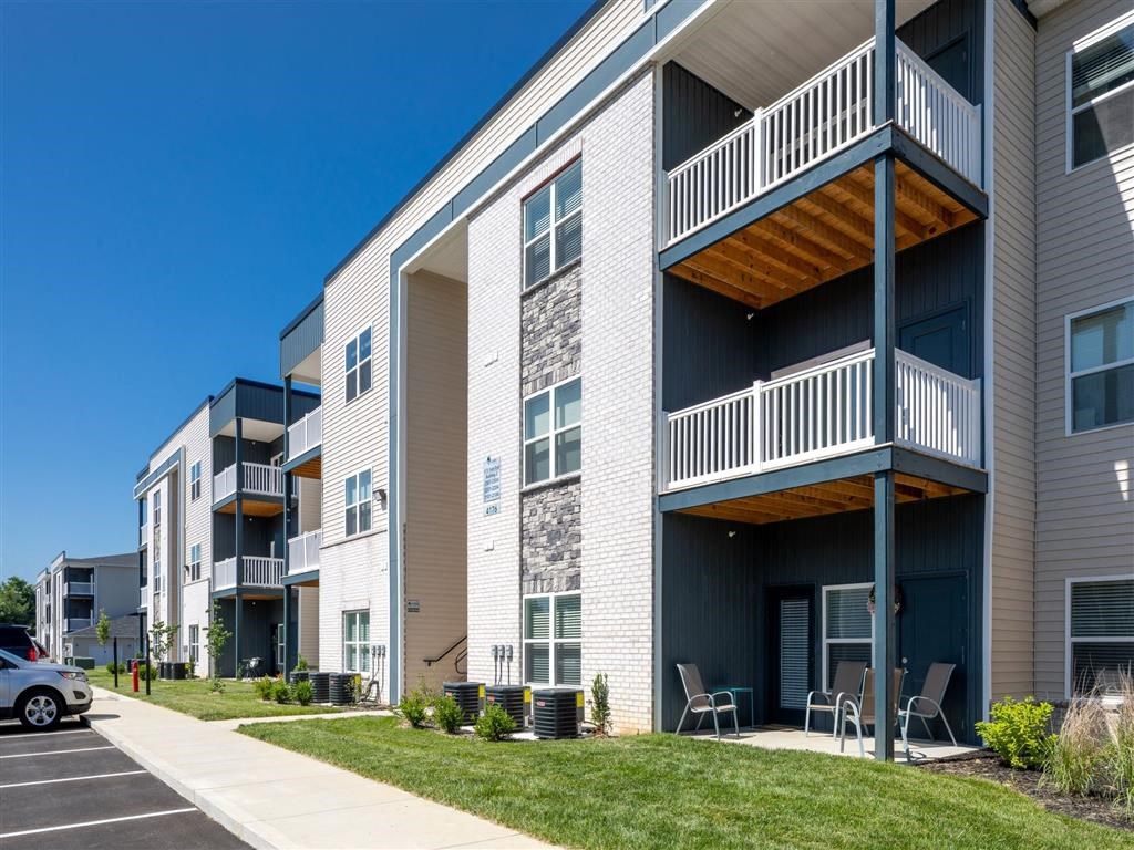 the building where the apartment is located