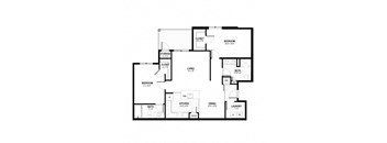 a blueprint of a floor plan of a house