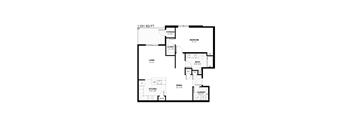 the floor plan of theoblox apartments