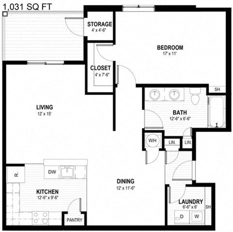 a schematic of a floor plan of a house