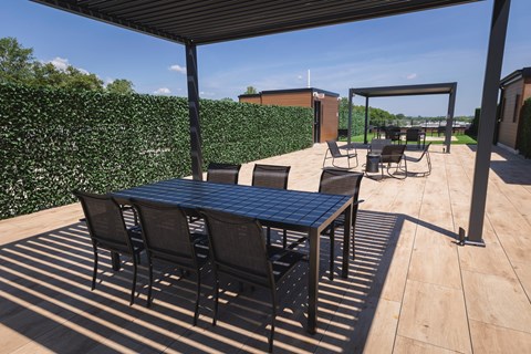 Outdoor Living Spaces at The Franklin at Westfield, Westfield