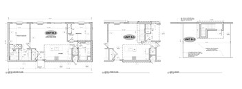 Unit b3 floor plan with layout details at The Franklin at Tenafly Apartments, New Jersey, 07670