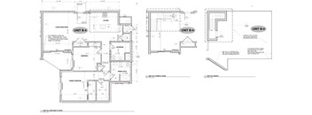 Unit b4 floor plan with two bedroom layout at The Franklin at Tenafly Apartments, Tenafly, NJ 07670