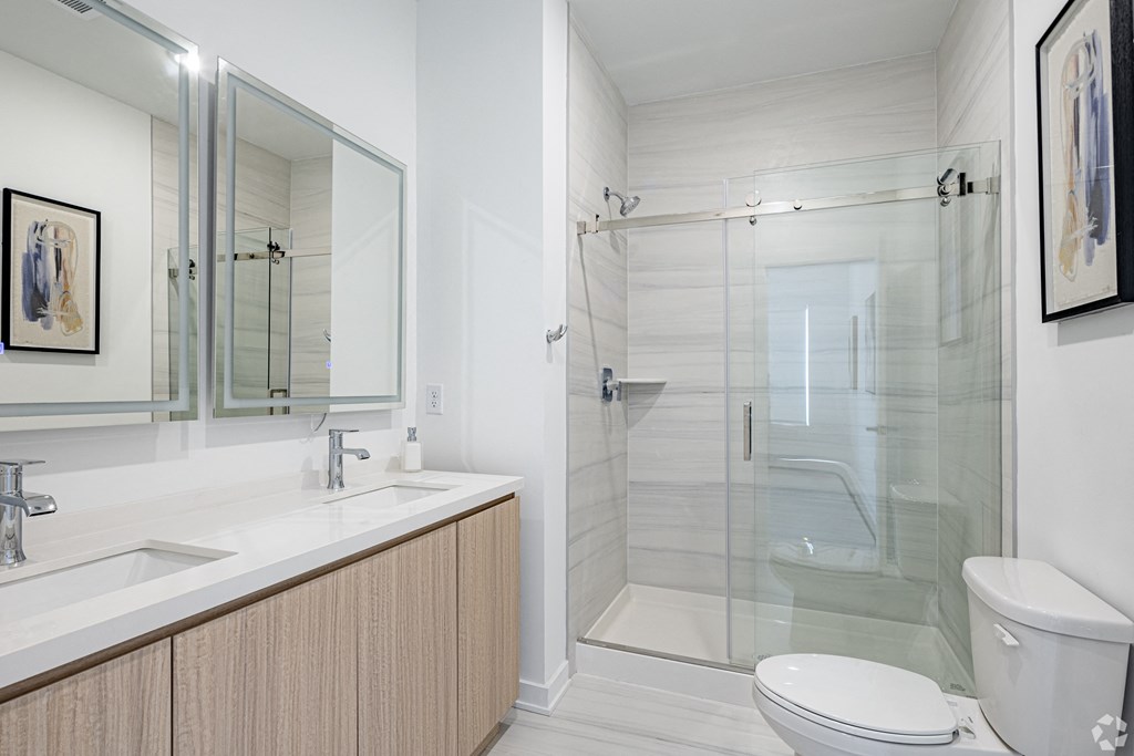 Modern Bathroom at The Franklin at Marlboro, Marlboro, 07746