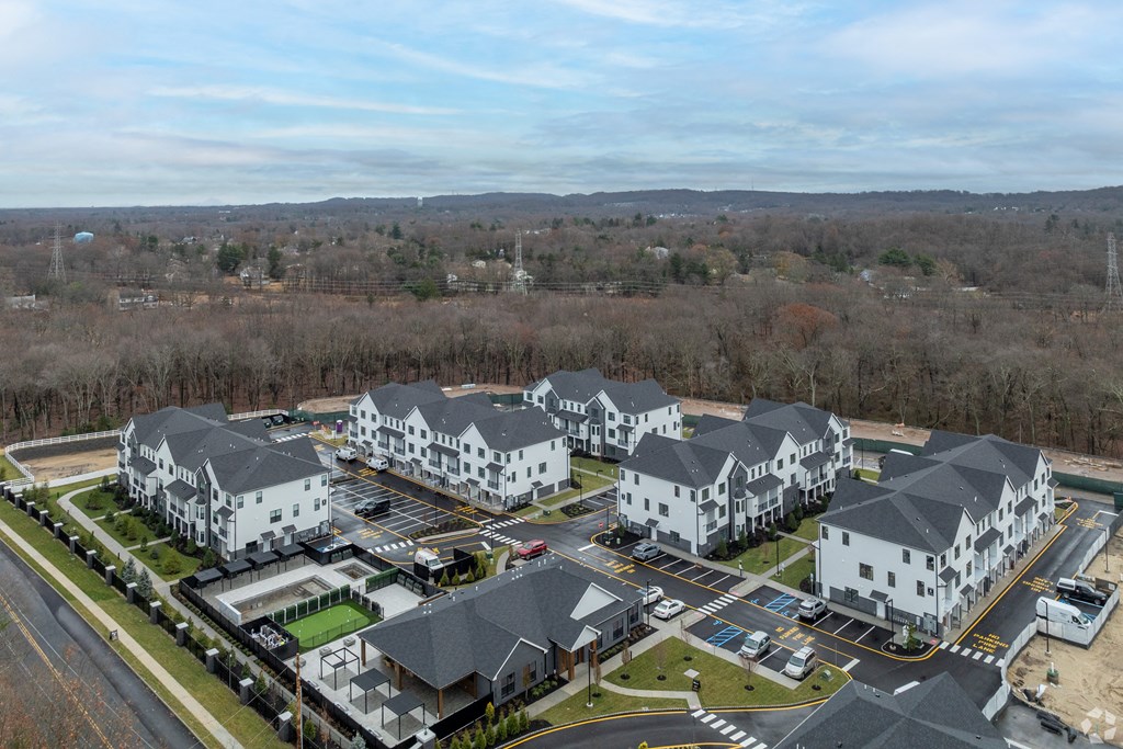 Aerial Building View at The Franklin at Marlboro, Marlboro, New Jersey