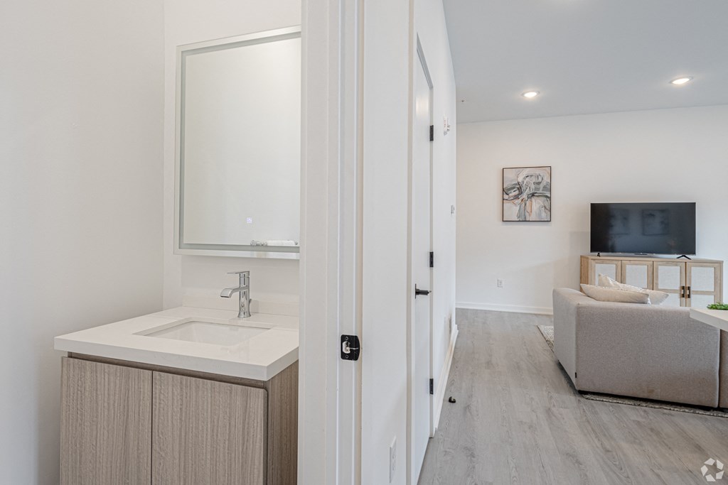 Bathroom Mirror at The Franklin at Marlboro, Marlboro, 07746