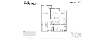 A floor plan for a property called The Franklin Lakes is displayed.