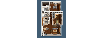 the floor plan of our apartment
