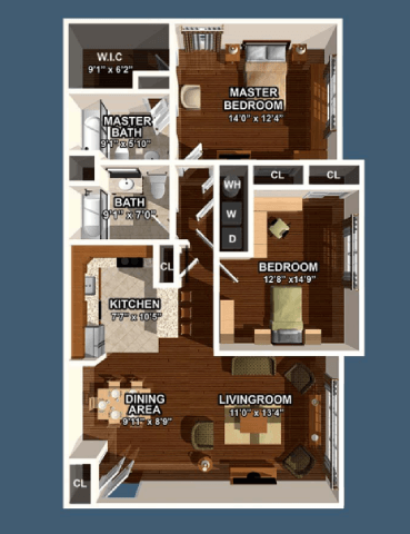 the floor plan of our apartment