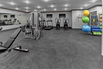 the gym at the apartments for rent