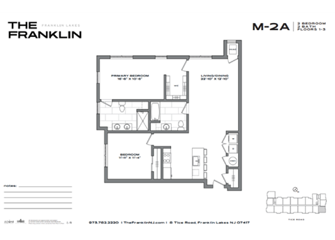 the third level floor plan of the residences