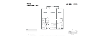 the floor plan of the m2 2d condo