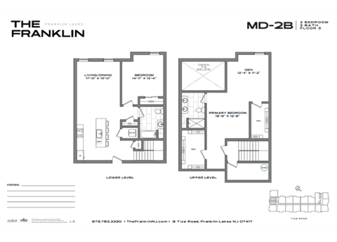 the third and fourth floor plans of the residences