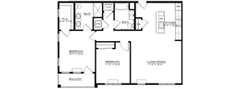 a conceptual drawing of a floor plan of a house