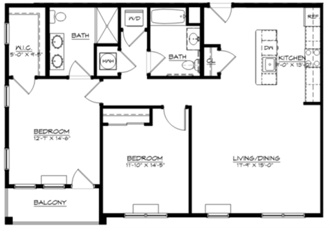 a conceptual drawing of a floor plan of a house