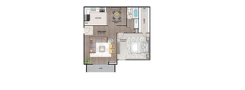 A4 Floor Plan at Latitude 2976, Texas