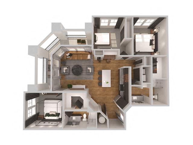 FRC1 Floor Plan at Fitzroy Grove, Rogers, Arkansas