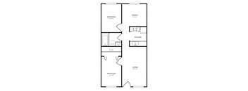 2 bed 2 bath at 46Eleven Apartments, Dallas, TX, 75228