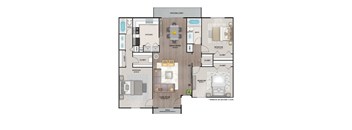 C1 Floor Plan at Latitude 2976, Houston