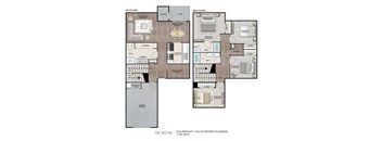 The Royal Floor Plan at Estates at Palm Bay, Fort Walton Beach