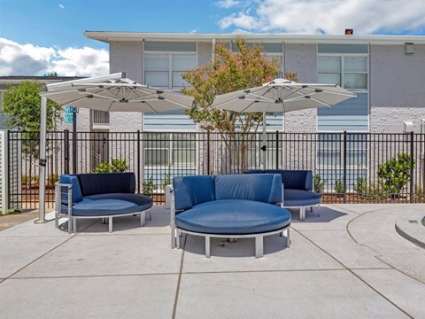 Outdoor Patio at The Overlook at Pensacola Bay, Pensacola, FL, 32503