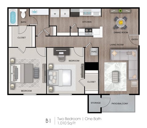 Cypress Floor Plan at The Emory, Pensacola, FL