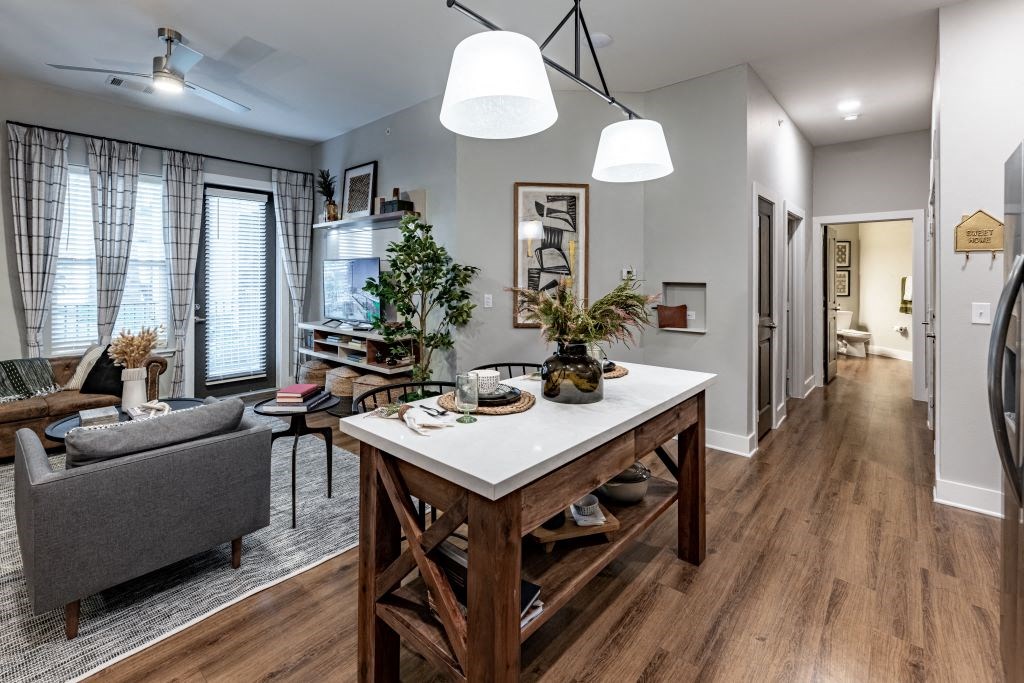 Kitchen And Living Area at Fitzroy Grove, Rogers, AR