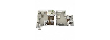 the floor plan of a 2100 sq ft apartment