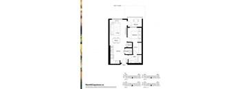 A floor plan for a unit at RentAtCapstone.ca.