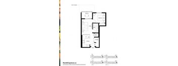 A floor plan for a unit at RentAtCapstone.ca.