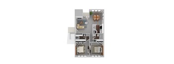 Two Bedroom Floorplan
