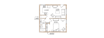 Suite 1 Floor Plan