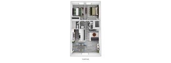 Two Bedroom Floorplan