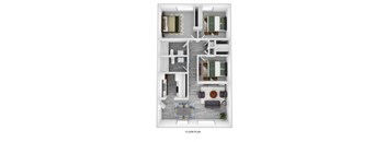 Three Bedroom Floorplan