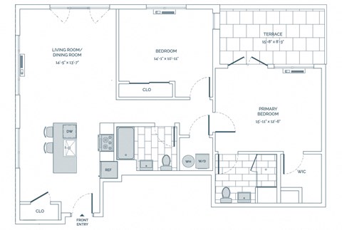 a blueprint of a floor plan of a house