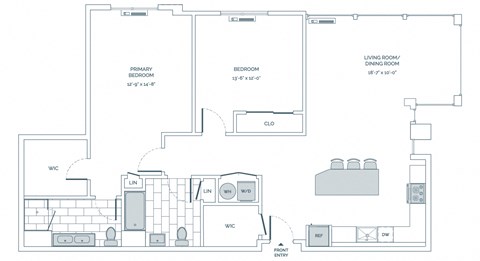 a blueprint of a floor plan of a house