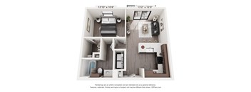 A1 Floor Plan at Arden at Corinth, Corinth