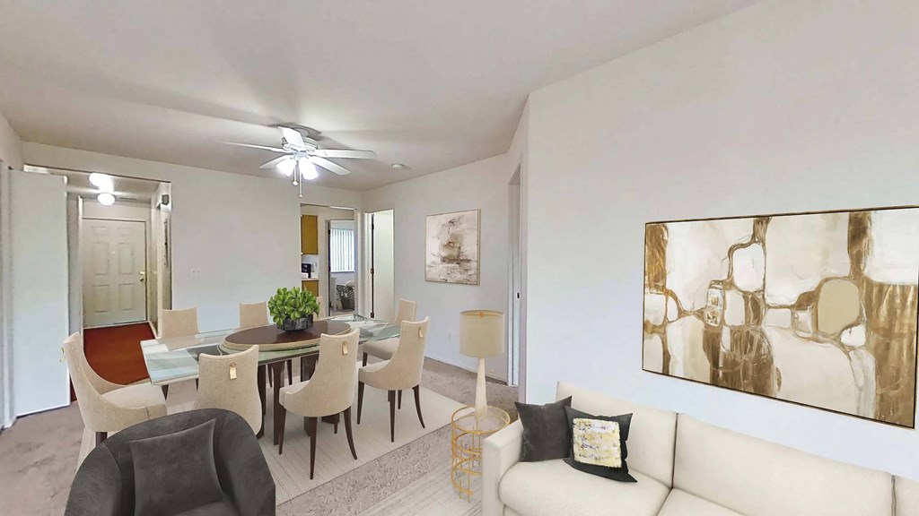 Living and Dining Rooms