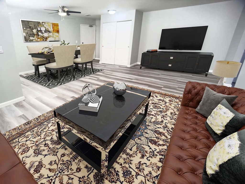 Living and Dining Rooms