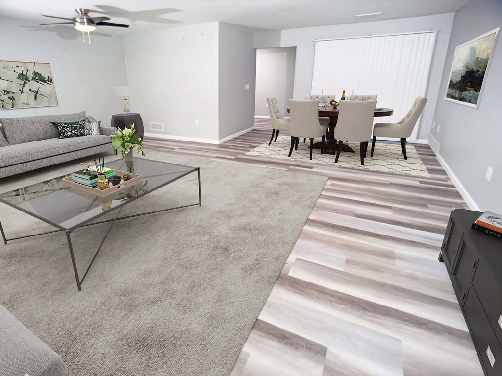 Living and Dining Rooms