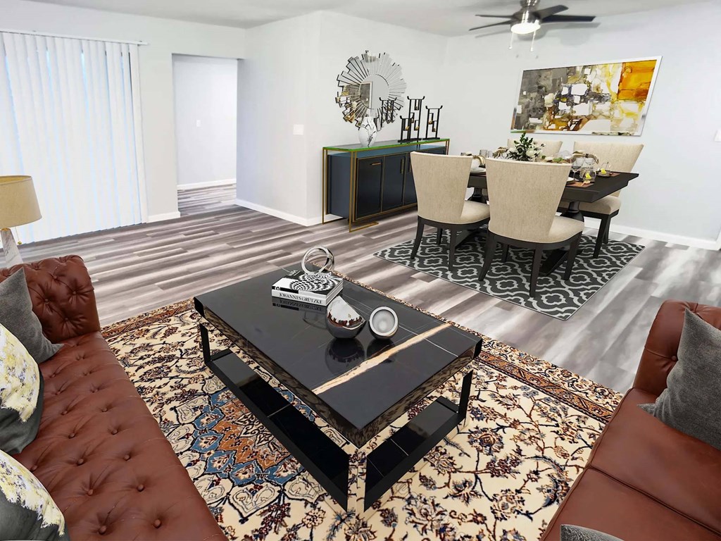 Living and Dining Rooms