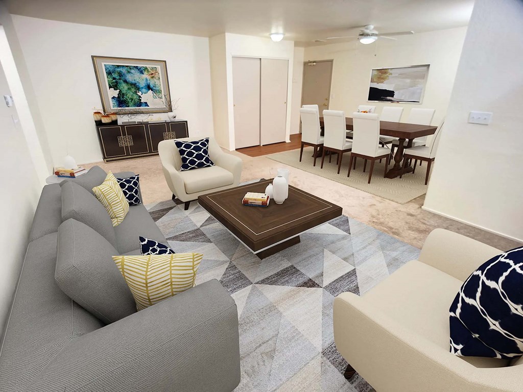 Living and Dining Rooms