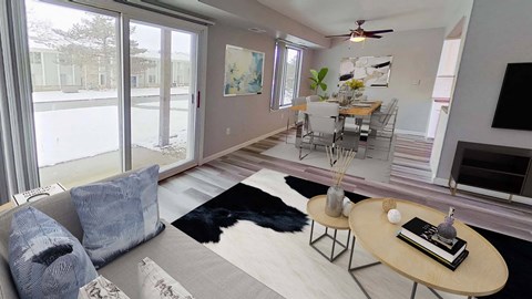 Living and Dining Rooms