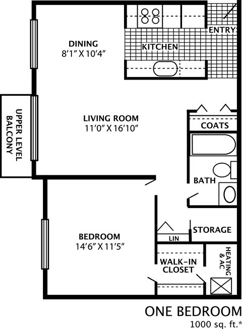 floor plan photo of the paramount apartments in paramount ca