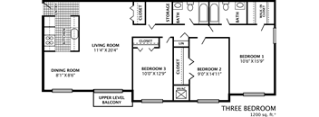 the floor plan of the great room
